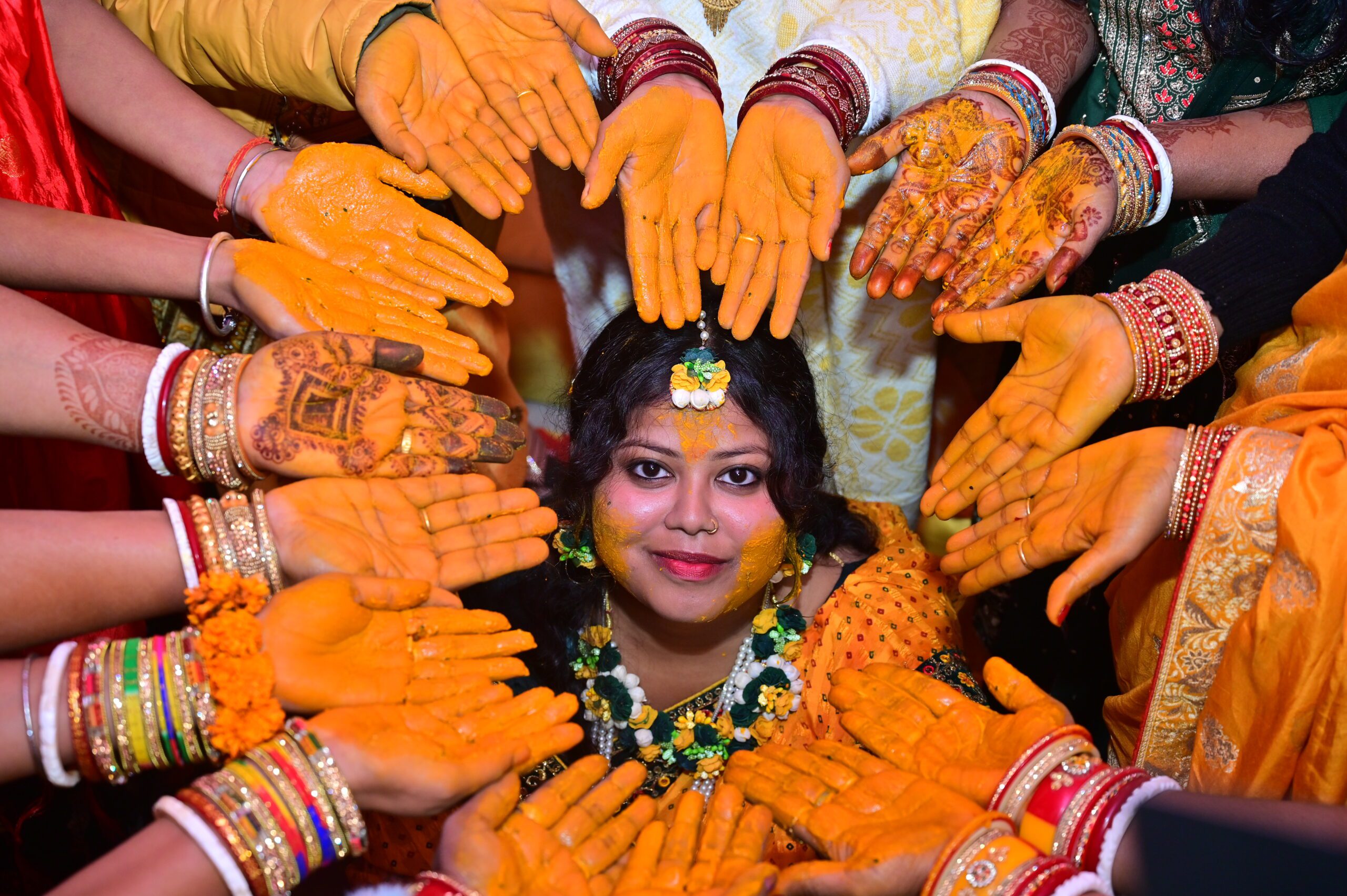 Triyuginarayan Wedding Haldi Ceremony arrangments.